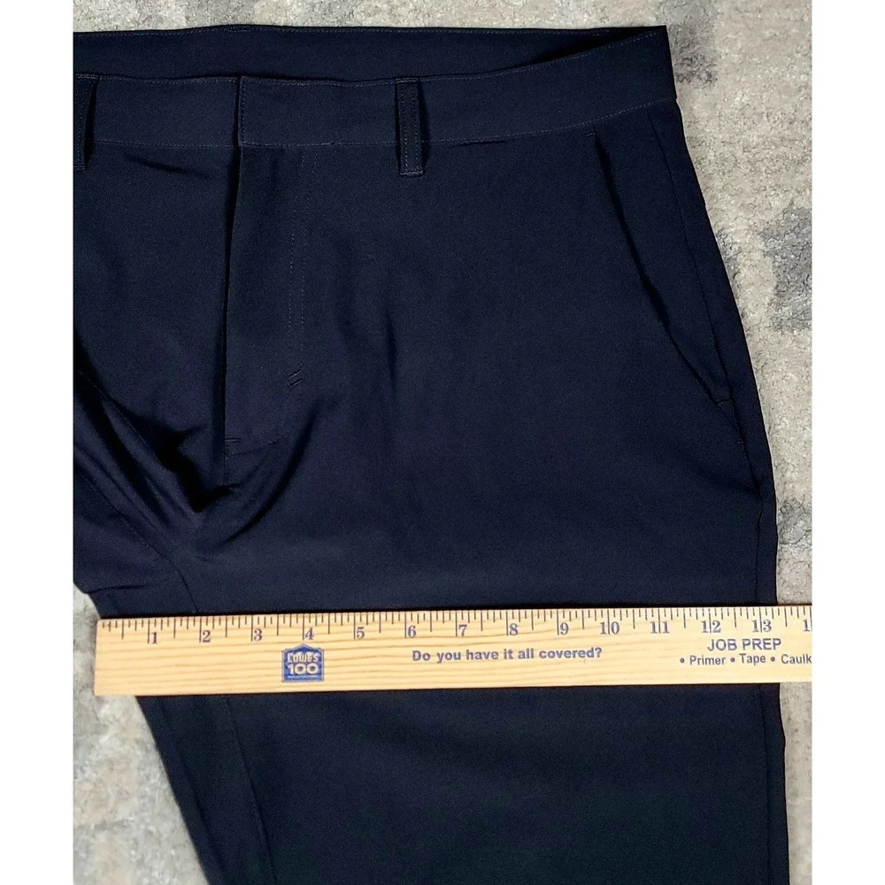 NWT Fabletics Men's Black‎ Modern Fit Stretch Performance Golf Chino Pants 36x34
